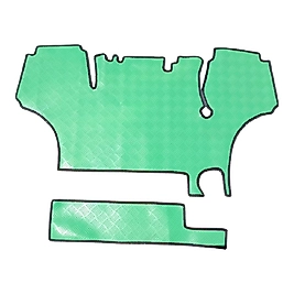 BAŞAK 2110 S TRAKTÖR KABİN PVC YEŞİL RENK PASPASI