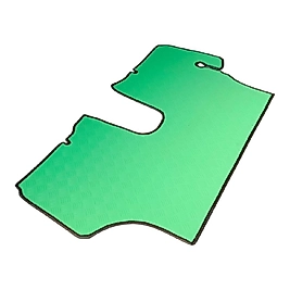 Landini 5-090H, 5-100H, 5-115H Traktör Kabin Pvc Yeşil Paspası