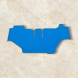 LANDINI 4-060   4-070   4-080   TRAKTÖR  KABİNLERİ İÇİN TAM UYUMLU TABAN MAVİ PVC PASPASI